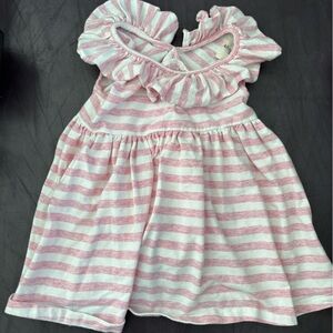 Pink Striped Kids Dress
